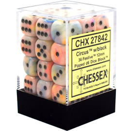 36D6 Set (12mm): Festive Circus/Black (CHX27842)