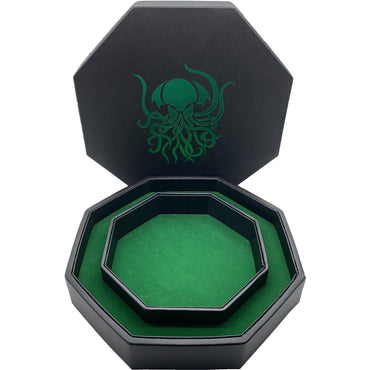 Green Cthulhu Tray of Holding (TM) Dice Tray