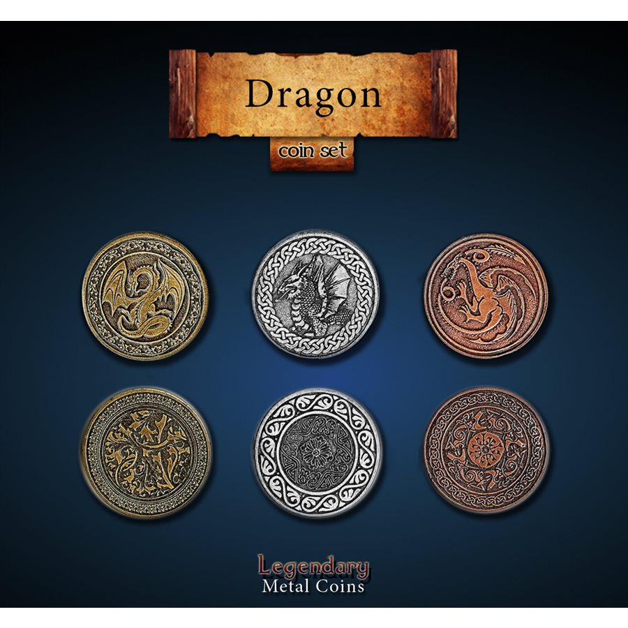 Dragon Coin Set Gold