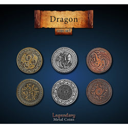 Legendary Metal Coins: Dragon Coin Set