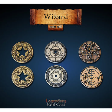 Wizard Coin Set Gold