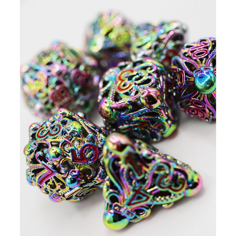 Metal RPG Dice: Hollow Mind Eater - Mythic (Foam Brain)