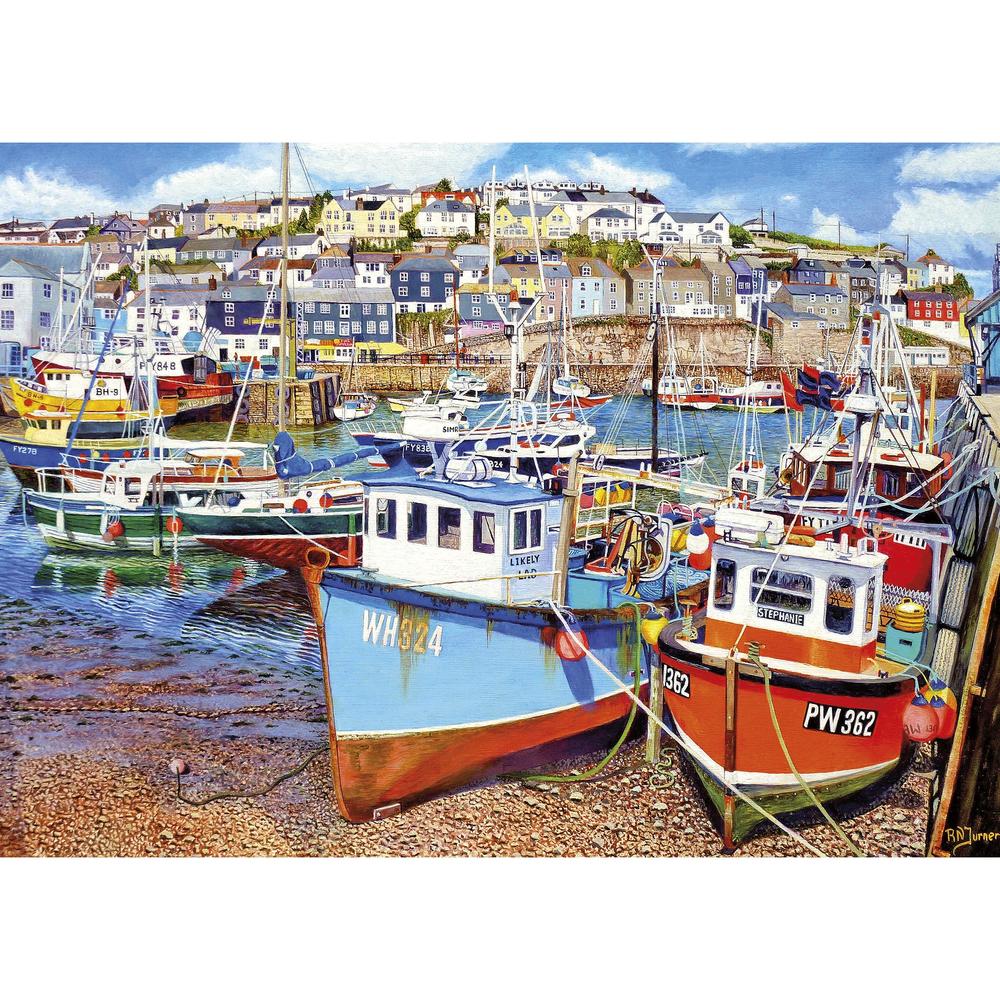 Gibsons Puzzles (1000 Pieces): Mevagissey Harbour