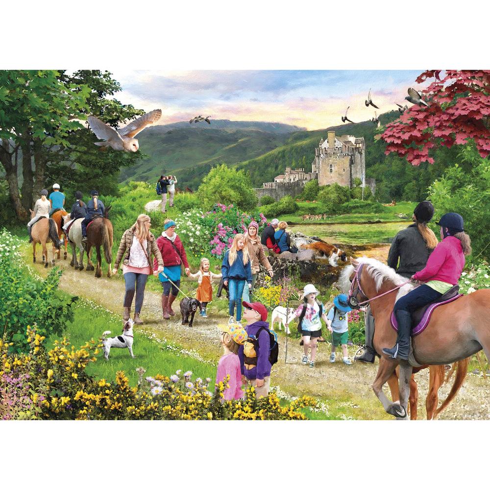 Gibsons Puzzles (1000 Pieces): Highland Hike