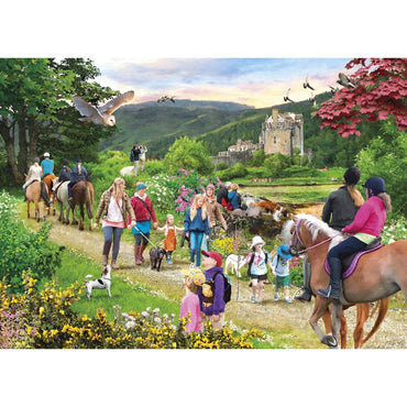 Gibsons Puzzles (1000 Pieces): Highland Hike