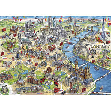Gibsons Puzzles (1000 Pieces): London Landmarks