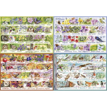 Gibsons Puzzles (2000 Pieces): Woodland Seasons