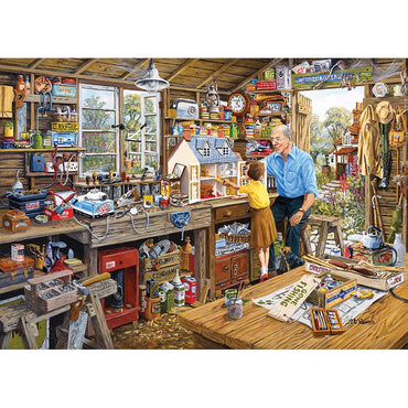 Gibsons Puzzles (1000 Pieces): Grandad's Workshop