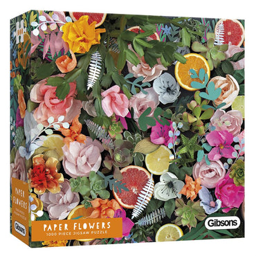 Gibsons Puzzles (1000 Pieces): Paper Flowers