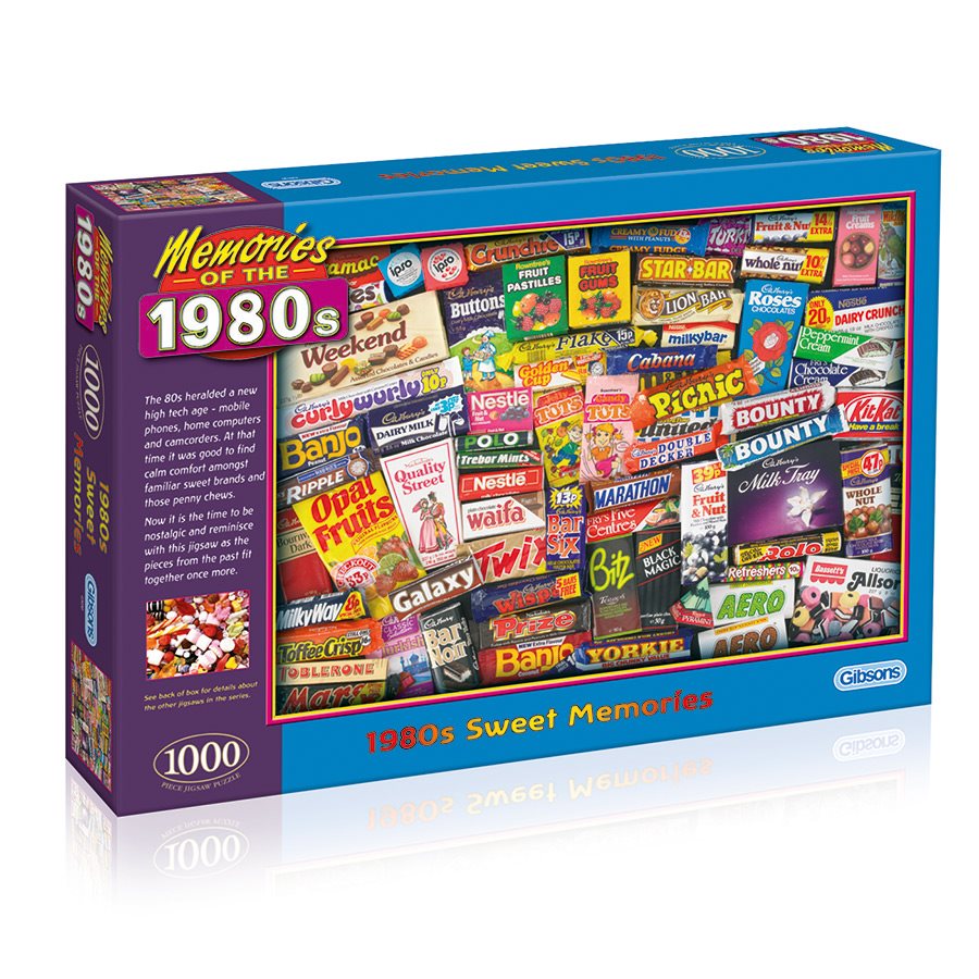 Puzzle: 1000 1980's Sweet Memories