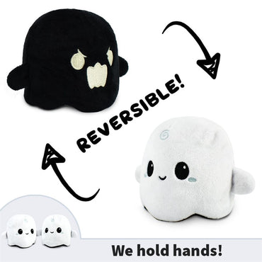 Plushmates: Reversible Ghost(Happy White+Angry Black)