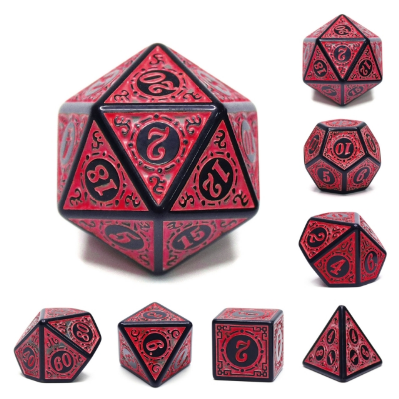 Magic Flame Red Dice Set