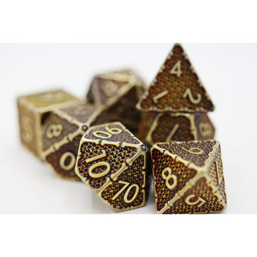 Muddy Paw Prints Metal Dice Set