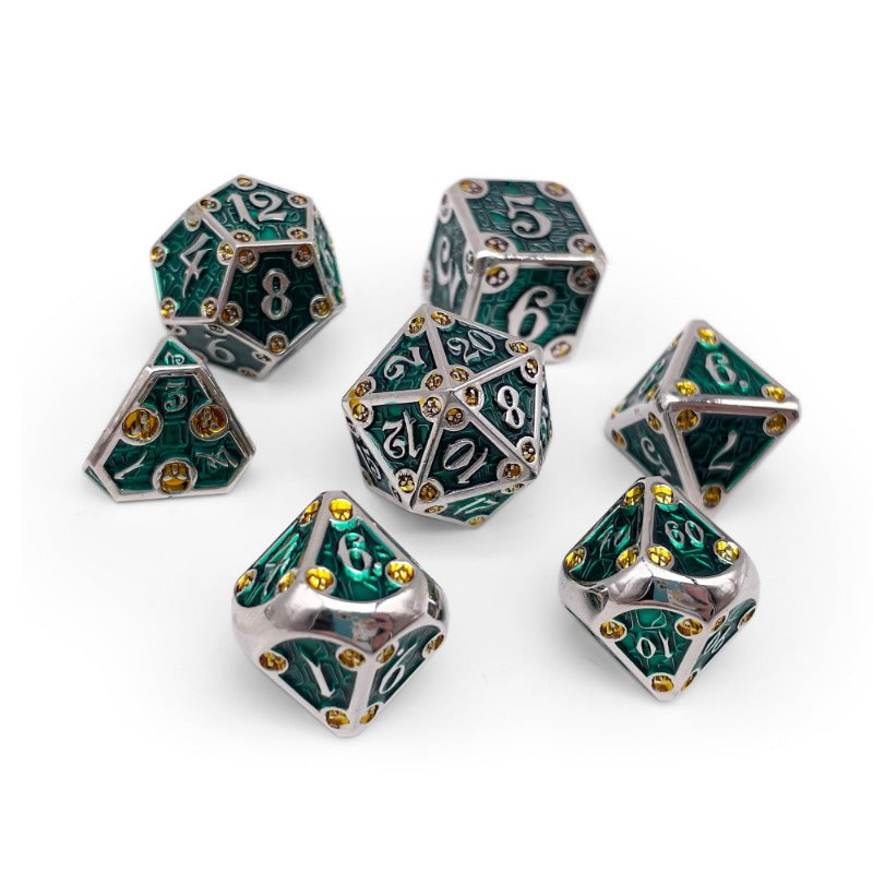 Dungeon Delve - Trickster Metal Dice Set