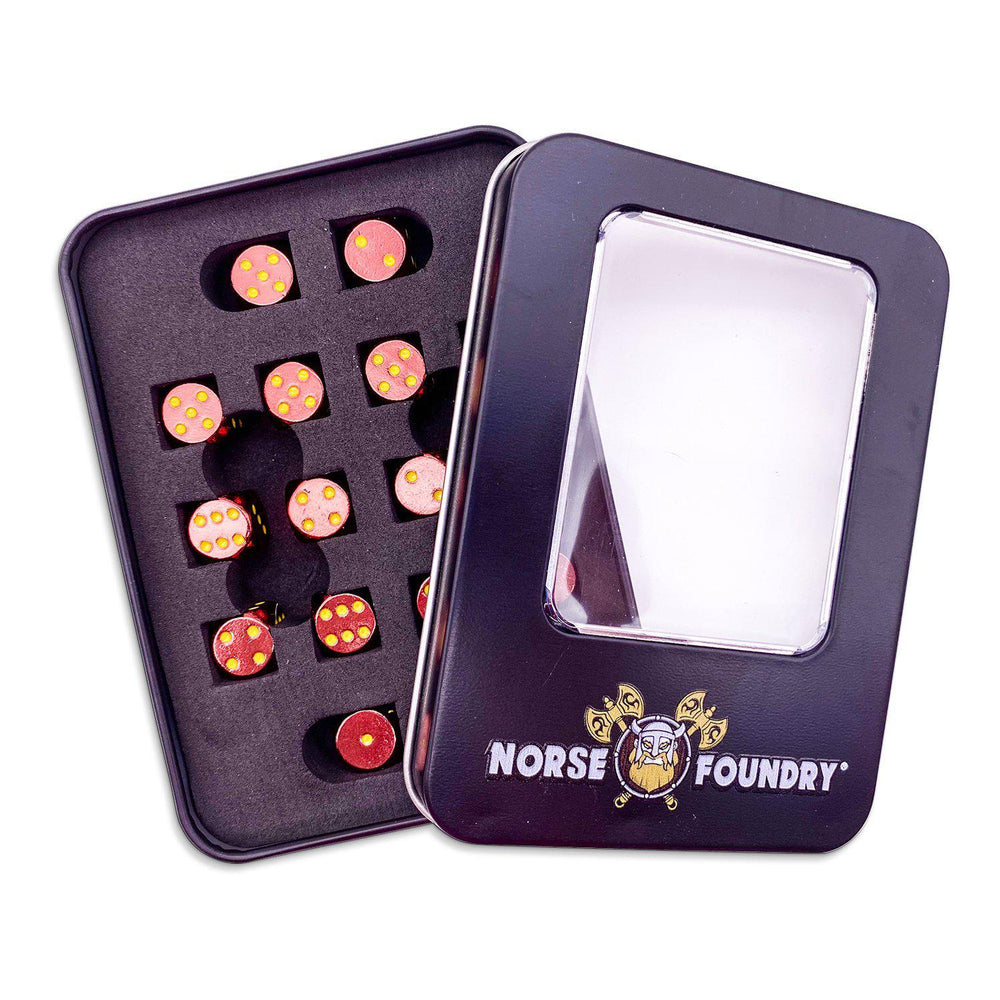 Metal D6 Set: Fireball (Norse Foundry)