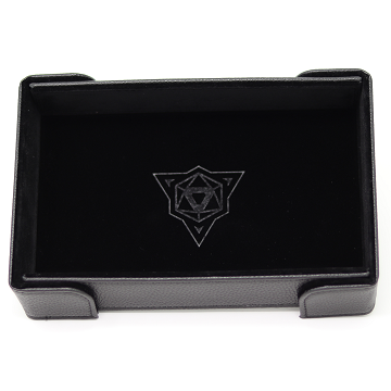 Magnetic Rectangle Black Dice Tray