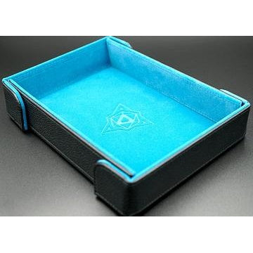 Magnetic Rectangle Teal Dice Tray