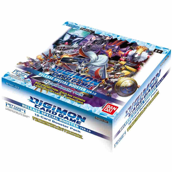 digimon card game bt-01 Digimon: (BT01-03) Release Special Booster Ver 1.0 Box