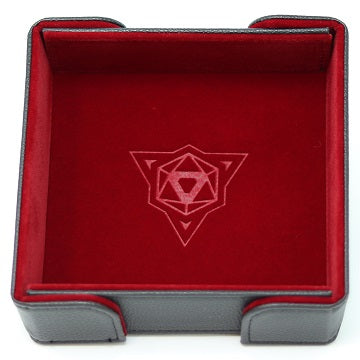 Magnetic Square Dice Tray Red