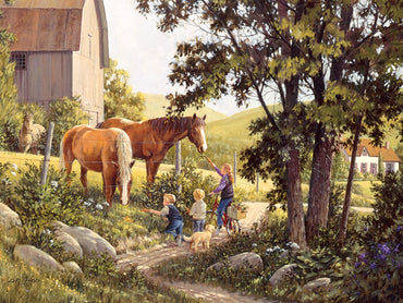 Cobble Hill Puzzles: Summer Horses 500ct