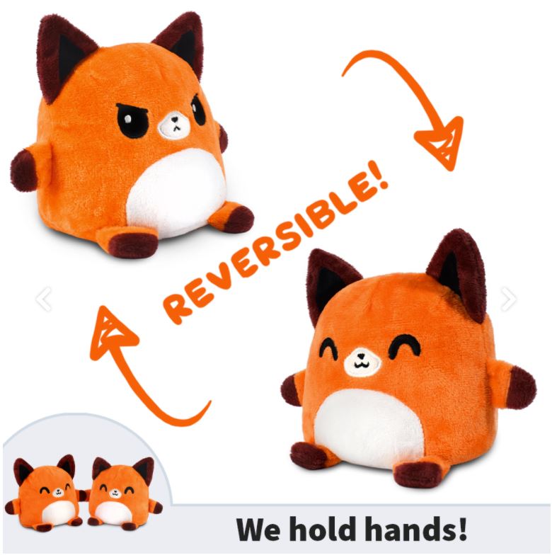 Plushmates: Reversible Fox(Happy Orange+Angry Orange)
