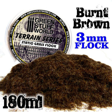 GSW: Terrain Series - Grass Flock Burnt Brown (3mm / 180ml)