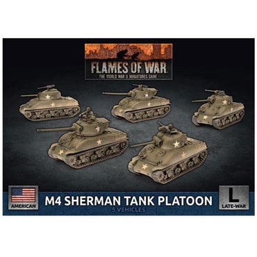 Flames of War: M4 Sherman Tank Platoon