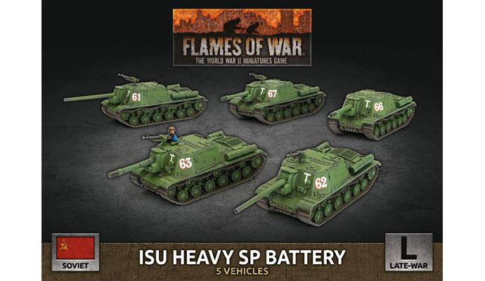 Flames of War: ISU Heavy SP Battery
