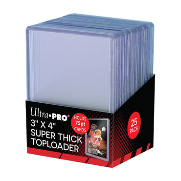 Ultra PRO Toploaders: 3"x4" Super Thick - 75PT (25 Count)