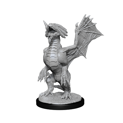 D&D Minis: Bronze Dragon Wyrmling & Pile of Sea Found Treasure