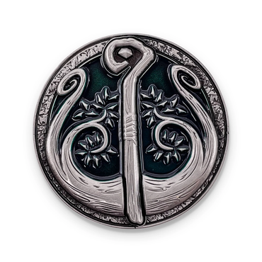 Norse Foundry: Metal 50mm Class Coin - Druid