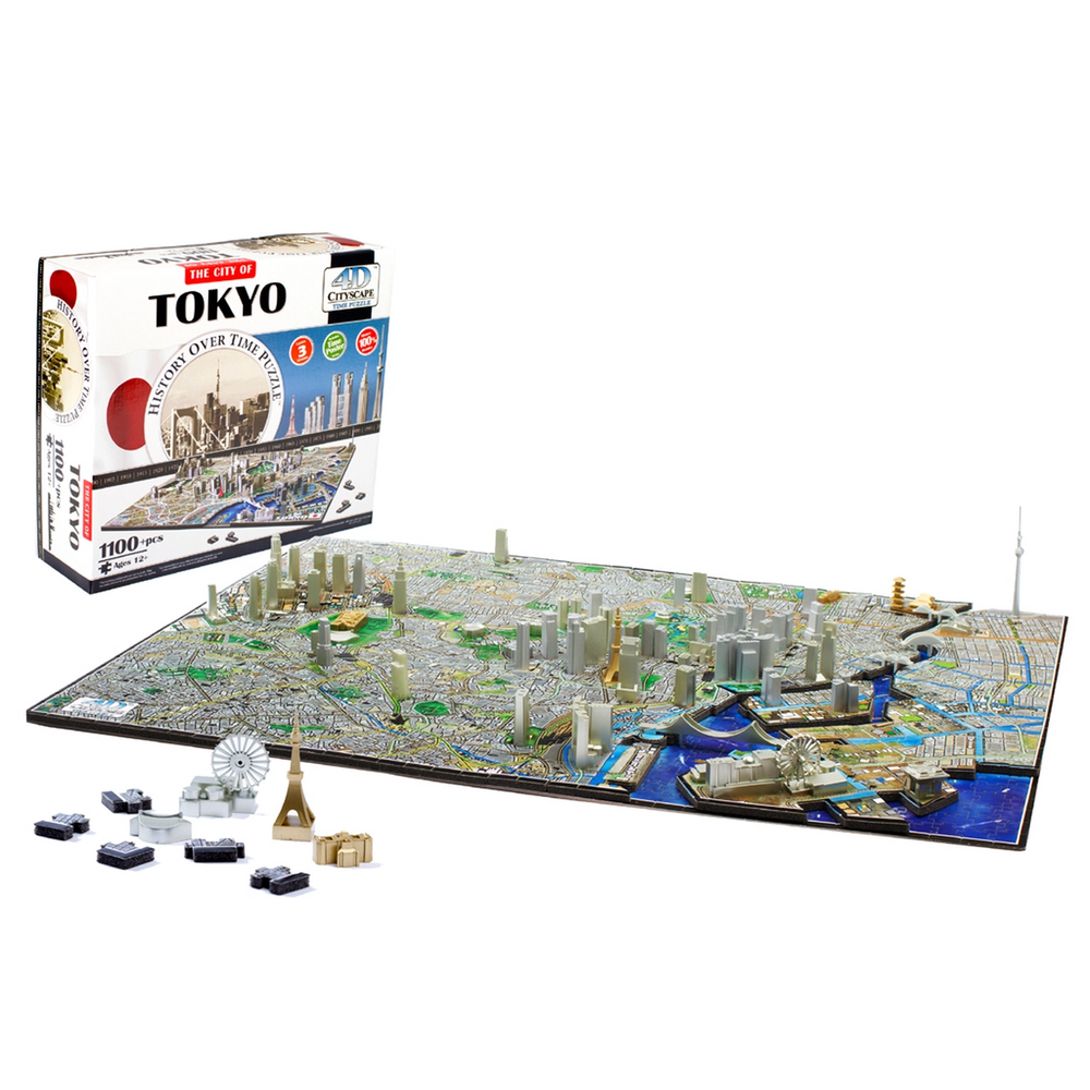 4D Cityscape Puzzles (1200 Pieces): The City of Tokyo