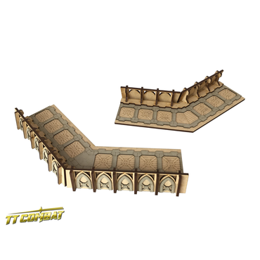 TTCombat: Sci-Fi Gothic: Fortified Trench Small Corner Sections