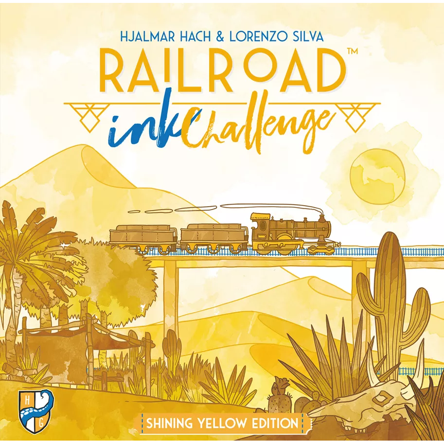Railroad Ink Challenge - Shining Yellow