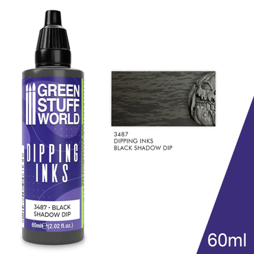 Green Stuff World : DIPPING INK 60 ML - Black Shadow Dip