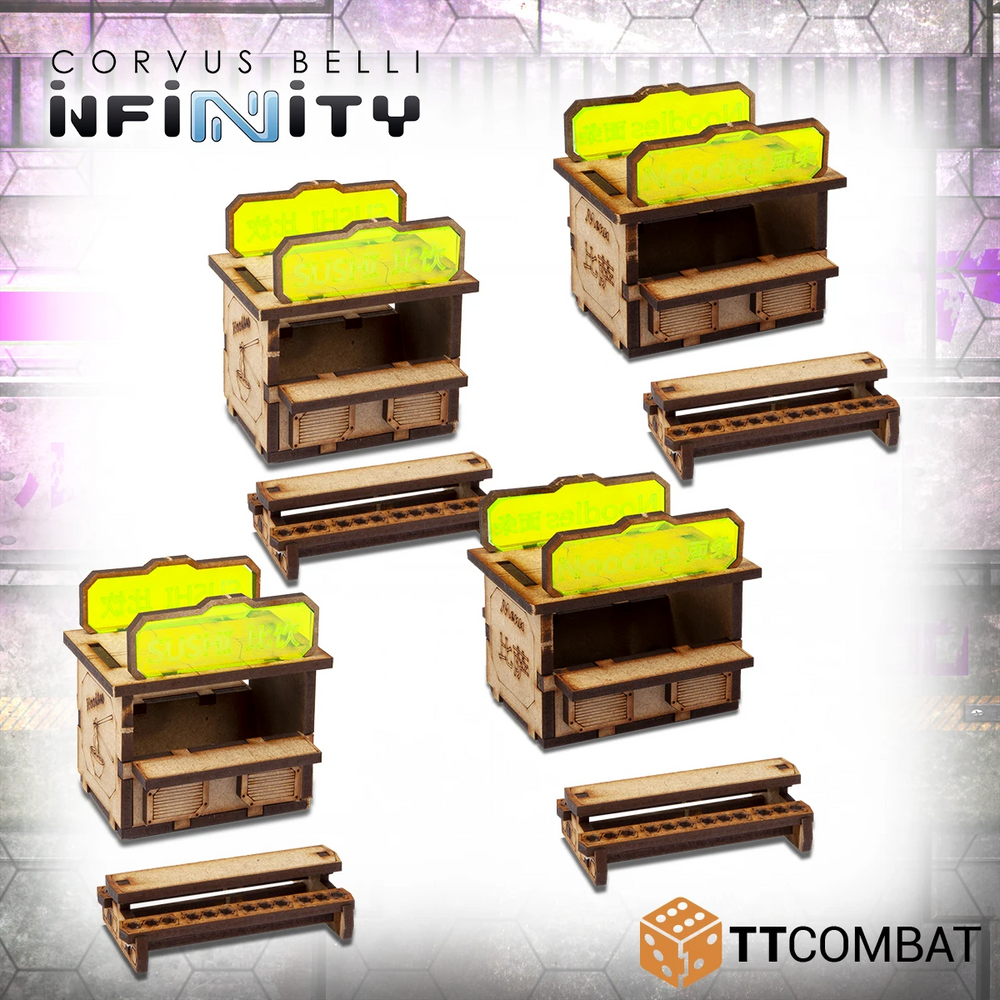 TTCombat: Sci-Fi Utopia - Food Stalls