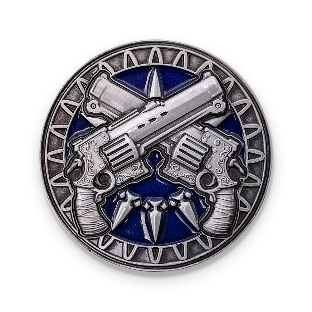 Norse Foundry: Metal 50mm Class Coin - Gunslinger