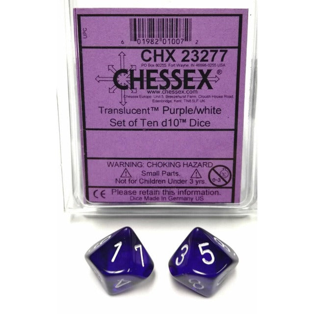 10D10 Set: Translucent Purple/White (CHX23277)