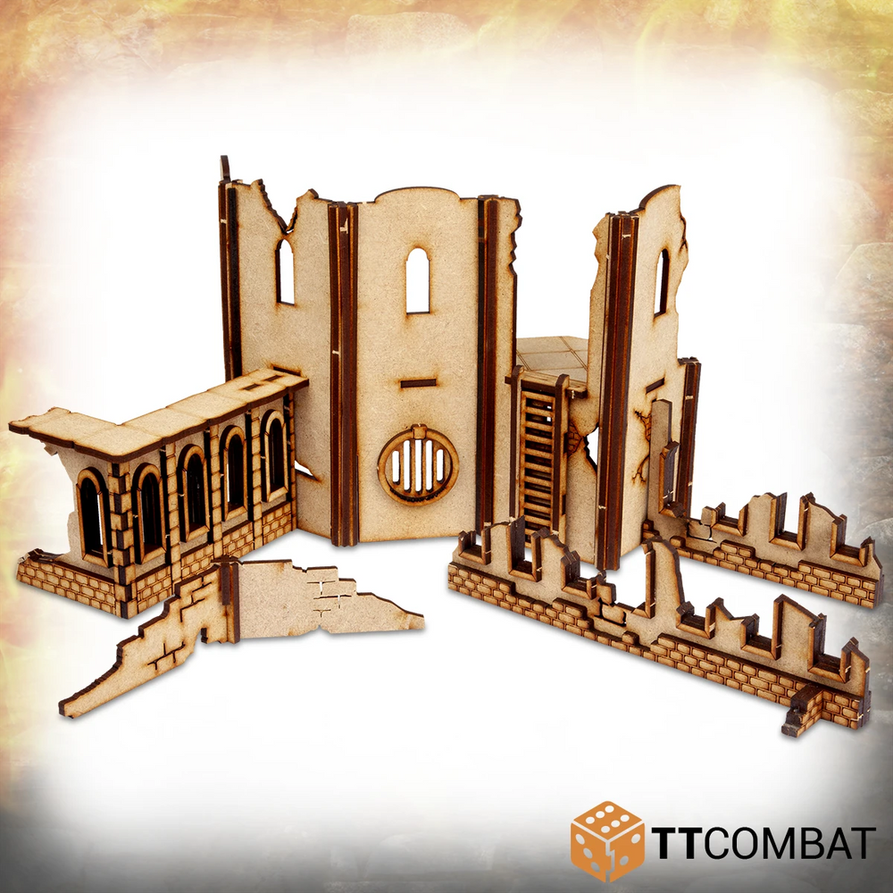 TTCombat: Fantasy Realms: Savage Domain: Castle Town Walls