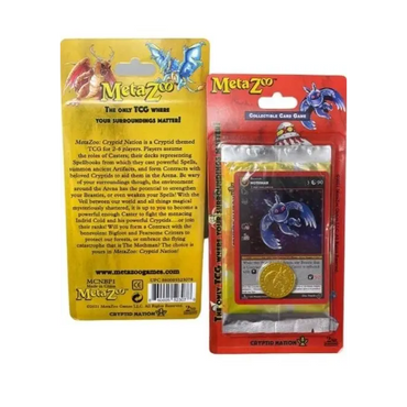 MetaZoo Cryptid Nation 2nd Edition Blister Pack w/Mothman Card/Coin