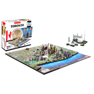 Puzzle: 4D Cityscape: The City of Toronto (1200 pc)