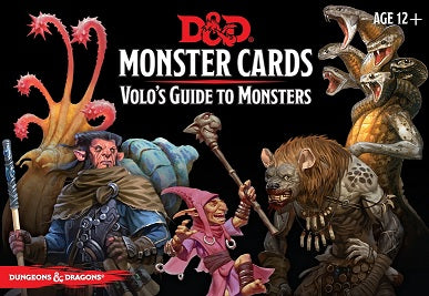 D&D Monster Cards: Volo's Guide to Monsters (5E 2014) D&D Monster Cards: Volo's Guide to Monsters (5E 2014)