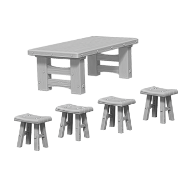 Wooden Tables & Stools
