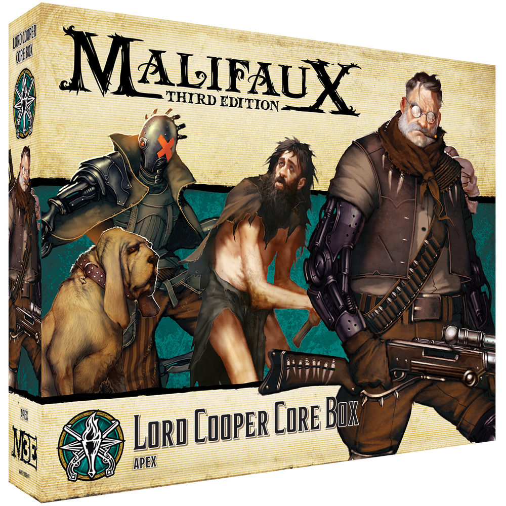 Malifaux 3E: Explorer's Society - Lord Cooper Core Box