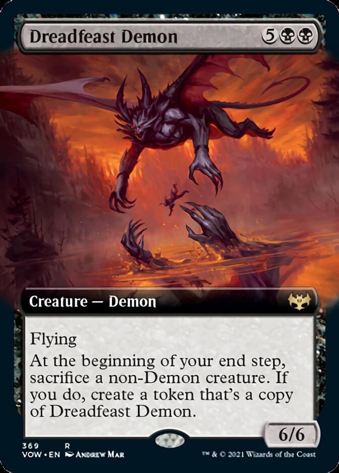 Dreadfeast Demon (Extended) [Innistrad: Crimson Vow]