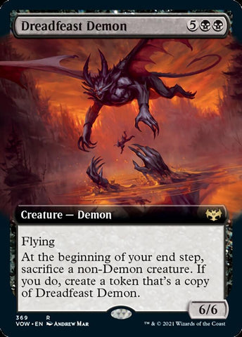 Dreadfeast Demon (Extended) [Innistrad: Crimson Vow]