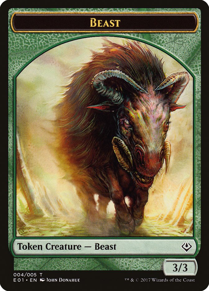 Beast (004/005) [Archenemy: Nicol Bolas Tokens]
