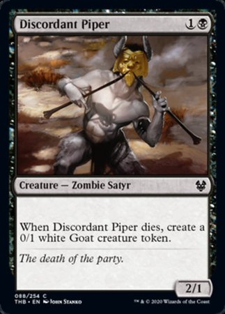 Discordant Piper [Theros Beyond Death]