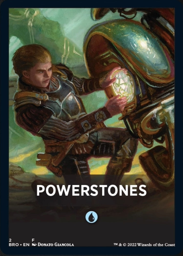 Powerstones Theme Card [The Brothers' War Tokens]