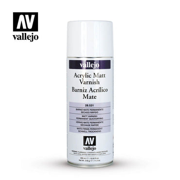Vallejo: Spray Varnish - Matt (400mL) (28.531)